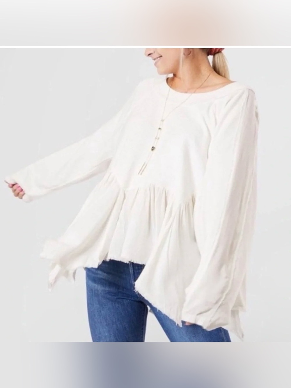 Free People | Gold Duster Pullover | Sz S